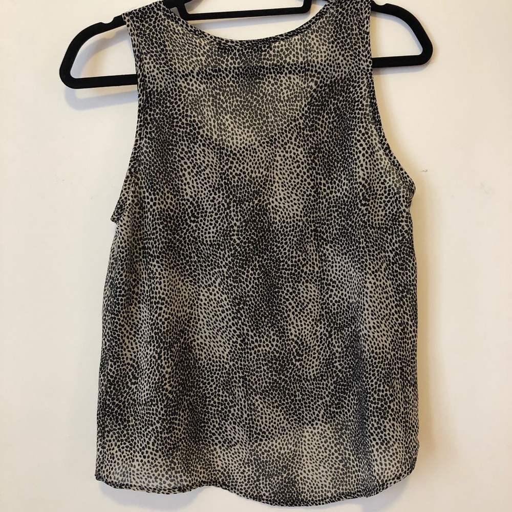 Animal print blouse